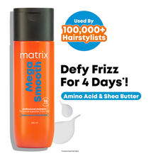 Matrix Mega Smooth Professional Shampoo For Frizzy Hair, For All Hair Types, Paraben-Free