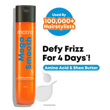Matrix Mega Smooth Professional Shampoo For Frizzy Hair, For All Hair Types, Paraben-Free