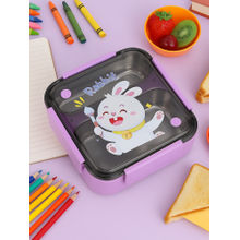 YELONA 1200Ml Kids Purple Lunch Box 2 Compartments
