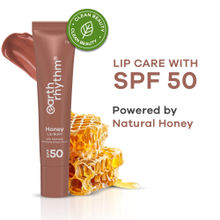 Earth Rhythm Honey Lip Balm Spf 50 Brightens Lips With Propolis, Peptides & Kojic Acid