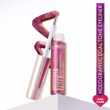 Insight Cosmetics Smudge Free Holographic Eyeliner, Dual Tone Effect - Pink Flame