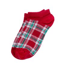 Mint & Oak Plaid Up Women Christmas Socks