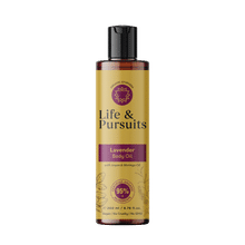 Life & Pursuits Lavender Body Oil, Ayurveda Moisturizing Massage Oil For Skin & Face