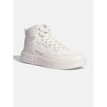 Xtep Mid Top Men White Skateboarding Shoes