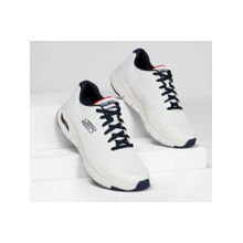 SKECHERS Men Arch Fit White Running Shoes