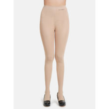 NEXT2SKIN Women's Nylon Opaque Pantyhose Stockings With Super Stretch Waistband, XL Size (Skin)