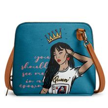 DailyObjects Queen Babe - Trapeze Crossbody Bag