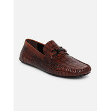 EZOK Textured Leather Loafer Shoes For Men