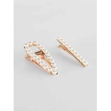 Twenty Dresses By Nykaa Fashion Pearls By Your Side Hairpin Set