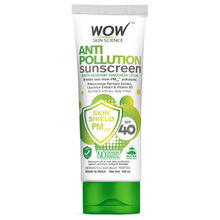WOW Skin Science Anti Pollution Sunscreen SPF 40 Lotion