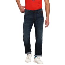 Wrangler Men Millard Tinted Dark Indigo Regular Fit Jeans