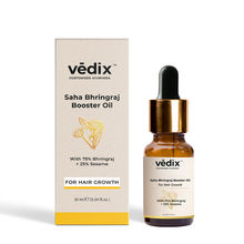 Vedix Bhringraj Booster Hair Oil - Hair Growth & Thick Hair - Saha Bhringraj Booster Oil