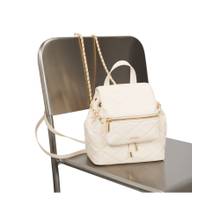 Aldo Vicktoria Off White Women's Backpack with Mini Pouch