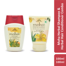 Moha Herbal Shampoo And Conditioner Combo Strengthen And Nourish Hair For A Healthy Shiny Mane