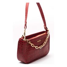 EASTHIDE Bella Baguette Red Handbag