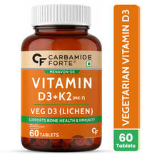Carbamide Forte Vitamin D3 K2 Supplement To Support Bone & Heart Health