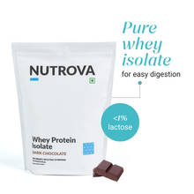 Nutrova Whey Protein Isolate - Dark Chocolate Flavour
