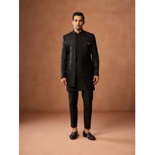 KISAH Men Kurta Front Open Short Indowestern Sherwani & Trouser