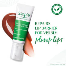 Simple Barrier Repair+Tinted Lip Balm SPF 30 For Sensitive Lips With Proceramides