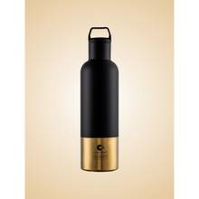 CLAY CRAFT Gold Trekko Double Walled 24 Hours Hot & Cold Water Bottle