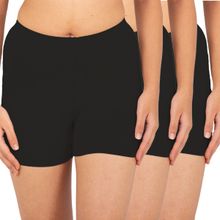 Adira Pack Of 3 Underdress Shorts - Black