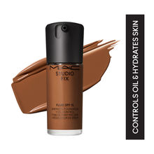 M.A.C Studio Fix Fluid SPF 15 Soft Matte Foundation With Hyaluronic Acid - NC55