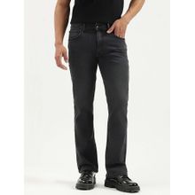 United Colors of Benetton Grey Solid Bootcut Fit Jeans