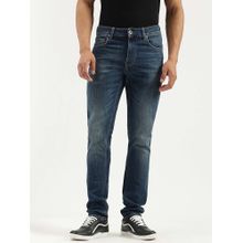 United Colors of Benetton Blue Solid Skinny Fit Jeans