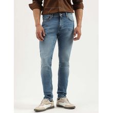 United Colors of Benetton Blue Solid Skinny Fit Jeans