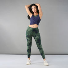 Tuna London Top With Inbuilt Bra And Tie And Dye Leggings (Set of 2)
