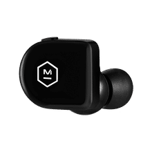 MASTER & DYNAMIC Mw07 Go True Wireless Earphones - Bluetooth Noise Isolating Earbuds , Jet Black