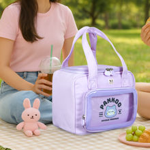 NFI Essentials Purple Insulated Lunch Bag With Front Pocket