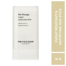 The Face Shop Vegan Sunscreen Stick SPF 50+ PA++++ : Korean Sun Care with Waterproof Formula