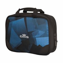 GODS Utility Kit - A Toiletry Kit For Men Blue Pixel Colour With Clear View Compartments