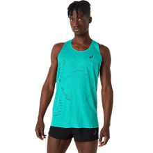 ASICS Mens Running T-Shirt Blue
