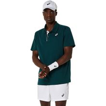 ASICS Mens Tennis Polo T-Shirt Green