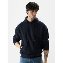 The Souled Store Original Twilight Blue Men Oversized Hoodie