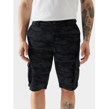 The Souled Store Original Black Camo Men Cargo Shorts