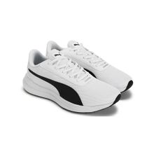 Puma Men Fierce Runner Black White Running Shoes