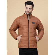 RIGO Men Camel Puffer Jacket