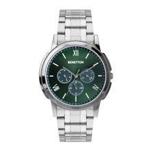 United Colors of Benetton Men Green Round Brass Dial Analogue Watch - UWUCG0807 (M)