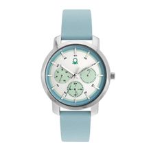 United Colors of Benetton Women Blue Round Brass Dial Analogue Watch - UWUCL0500 (M)