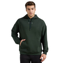 SKECHERS Green Solid Regular Fit Hoodie