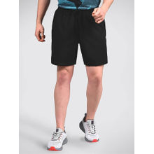 SKECHERS Black Solid Regular Fit Shorts