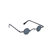 Floyd Grey Lense Black Frame Metal Sunglasses 71_BLK_GREY