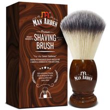 Man Arden Vintage Finish Premium Shaving Brush With Ultra Soft & Absorbent Bristles Long Handle