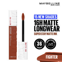 Maybelline New York Super Stay Matte Ink Liquid Lipstick, Lasts Up to 16 Hours - Fighter