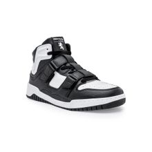 Red Tape Mens Solid Black Sneaker