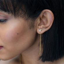Shaya by CaratLane A New Leaf Earrings in Gold Plated 925 Silver