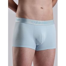 Calvin Klein Mens Blue Solid Trunk Blue